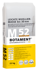 BOTAMENT� BOTACEM� M 52 Duoplan Leichte Nivelliermasse bis 30 mm (15kg)