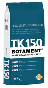 BOTAMENT® TK 150 - Hoch beständiger Fliesenkleber 2K (BOTON®) 5.00Sack/Sack  ,Farbe:grau ,Gebinde:5 kg 