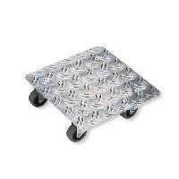 Rolluntersetzer Classic 6.00Stck./Pack  ,Farbe:Alu Natur ,Rollen:4 