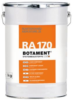 BOTAMENT® RA 170 - Reaktionsharz-Abdichtung 2K (BOTON®) 9.00Eimer/Eimer  ,Farbe:grau ,Gebinde:9 kg 