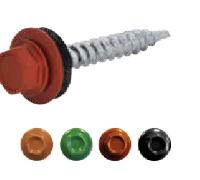  Twistec® Colorhead 4,8X20 RAL3011  100Stck./Pack  ,Paketinhalt:100 ,Info:gem. europ. techn. Zulassung ,Info:Verarbeitung mit Steckschl.eins. 451M8P 