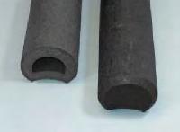 Kehlpalisaden Recycling-Kunststoff Hohlprofil Schwarz 1/Stck  ,Durchmesser mm:110 ,Laenge/Hoehe mm:600 ,Setzmass mm:95 
