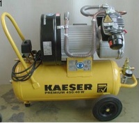Kaeser 2-Zylinder-Kolbenkompressor 1/Stck  ,Motorleistung:2.2 kw ,eff. Liefermenge:350 l ,Druck max.:11 bar 