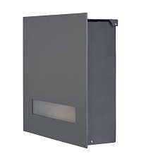 HEIBI Briefkasten FONDALUX 1/Stck  ,Modell:64494-036 ,Farbe:Steingrau 
