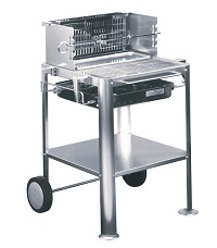 HEIBI Holzkohlegrill TRENDY-MOBIL, Edelstahl 1/Stck ,Art.-Nr.:51085-072 ,Ausf HEIBI Holzkohlegrill TRENDY-MOBIL, Edelstahl 1/Stck ,Art.-Nr.:51085-072 ,Ausf
