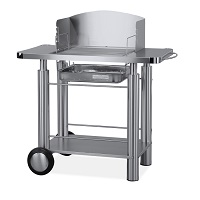 HEIBI Grill Cucino-Mobil aus Edelstahl 1/Stck  ,Art.-Nr.:51221-072 ,Ausf?hrung:Edelstahl, geschliffen 