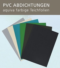 AQUIVA farbige PVC Abdichtungen 1Stck./qm  ,Farbe:schwaz ,Groesse cm:200x100 ,Dicke mm:1.0 
