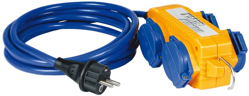  Verlängerungskabel IP44 mit Powerblock 5m blau AT-N05V3V3-F 3G1,5  1/Stck  ,Länge:22,800 ,Breite:30,800 ,Höhe:8,800 