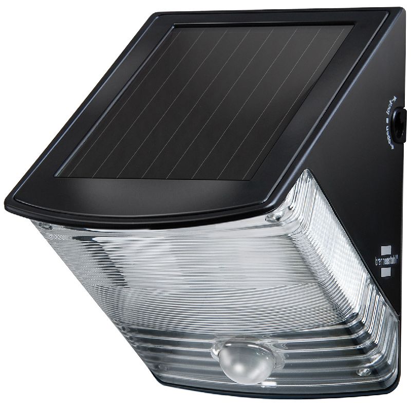  Solar LED-Wandleuchte SOL 04 plus IP44 mit Infrarot-Bewegungsmelder 2xLED 0,5W 85lm Farbe Schwarz  1/Stck  ,Länge:20,000 ,Breite:12,000 ,Höhe:17,000 
