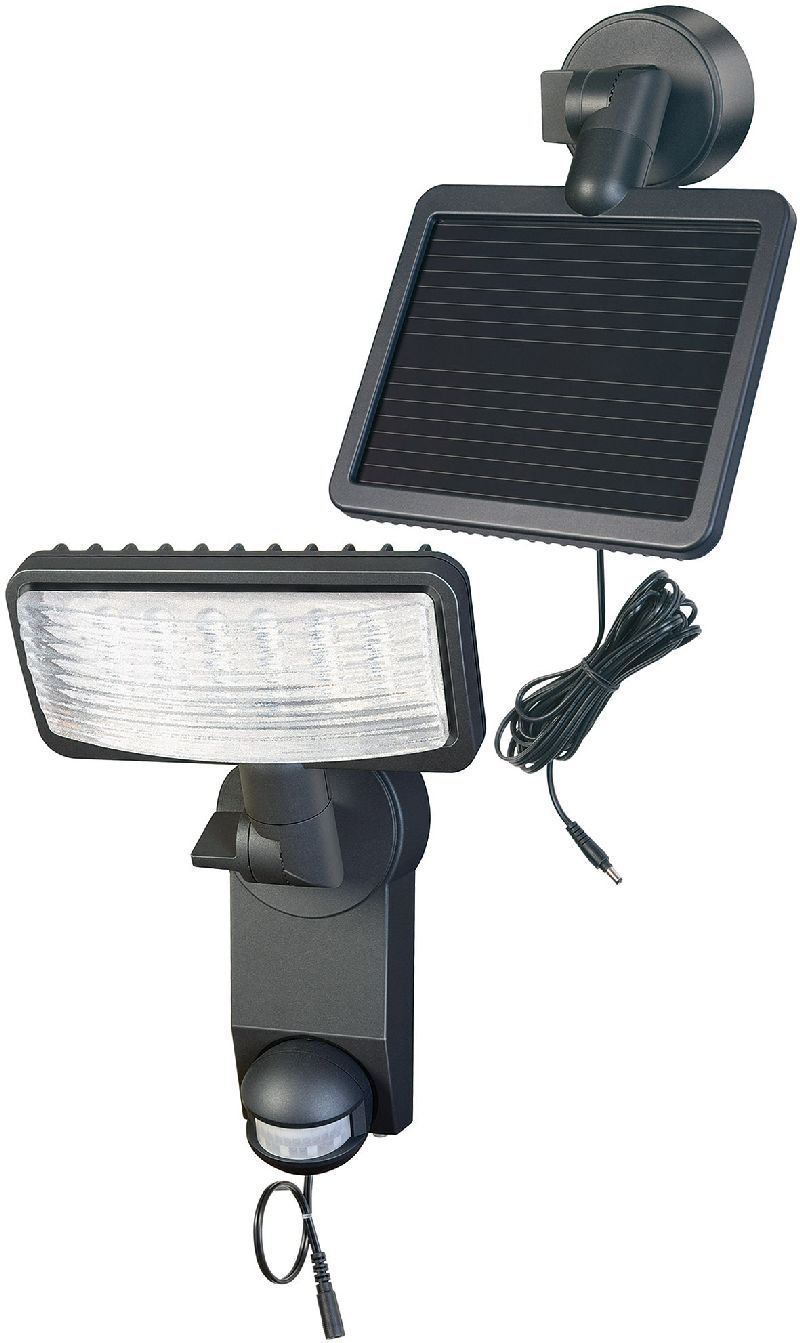  Solar LED-Leuchte Premium SOL LH1205 P2 IP44 mit Infrarot-Bewegungsmelder 12xLED 0,5W 480lm Kabellänge 4,75m Fabe Anthrazit  1/Stck  ,Länge:18,500 ,Breite:24,000 ,Höhe:35,000 