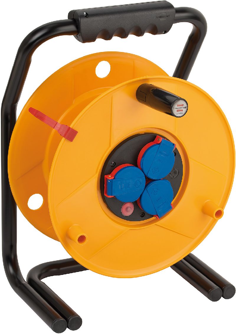  Brobusta IP44 Gewerbe-/Baustellen-Kabeltrommel ohne Kabel  1/Stck  ,L?nge:19,200 ,Breite:30,000 ,H?he:43,000 