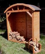 Holz Kaminholzschrank Teterow