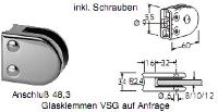 FACO Gelnder Glaspunkthalter/Glasklemmen