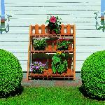 Holz Blumenetagerie Altes Land