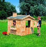 Holz Kinderhaus Villa Spatzennest, natur