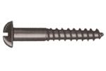 Halbrund-Holzschrauben Stahl m. Schlitz DIN 96 - 3,0 und 3,5mm