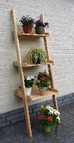 Holz Blumenleiter Kirsten 3-stufig