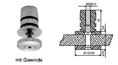 FACO Gelnder-Stecksystem Bodenhalter