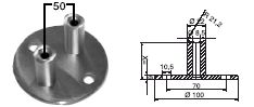 FACO Gelnder-Stecksystem Wandhalter