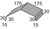Luxmetall Winkelfirst Nr.26 fr LM D-Tile 1060