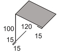 Luxmetall Pultabschluss Nr.22 fr LM D-Tile 1060