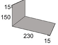 Luxmetall Maueranschluss Nr. 10B fr LM D-Tile 1060