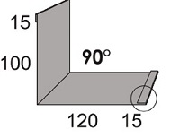 Luxmetall Maueranschluss Nr.21 A fr LM D-Tile 1060