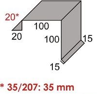 Luxmetall Ortgang Nr. 24 fr LM D-20/138 und 35/207