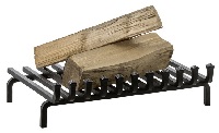 <b>HEIBI</b> Feuerbock, Kaminrost(konisch) aus Stahl, geschmiedet