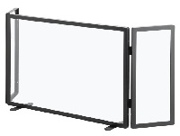 <b>HEIBI</b> Funkenschutz 3-teilig aus Glas