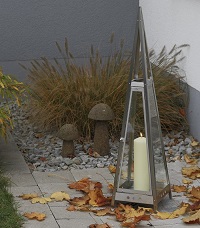 <b>HEIBI</b> Windlichter aus Edelstahl