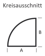 <b>KLEINING</b> Bodenplatte fr Kaminofen (Kreisausschnitt)
