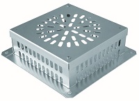 <b>ALTVATER</b> Kieskorb in Aluminium oder Edelstahl