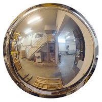 Polymir Panoramaspiegel mit Wandmontage (1/2 Kugel)
