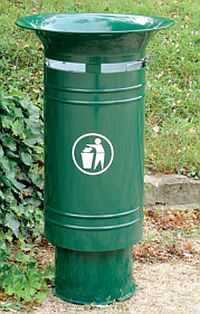 Abfallkorb CERGY, mit und ohne Korbverkleidung