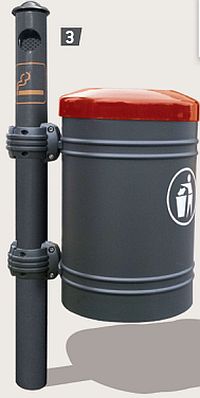 Abfallkorb GUSTAVIA 40 Liter