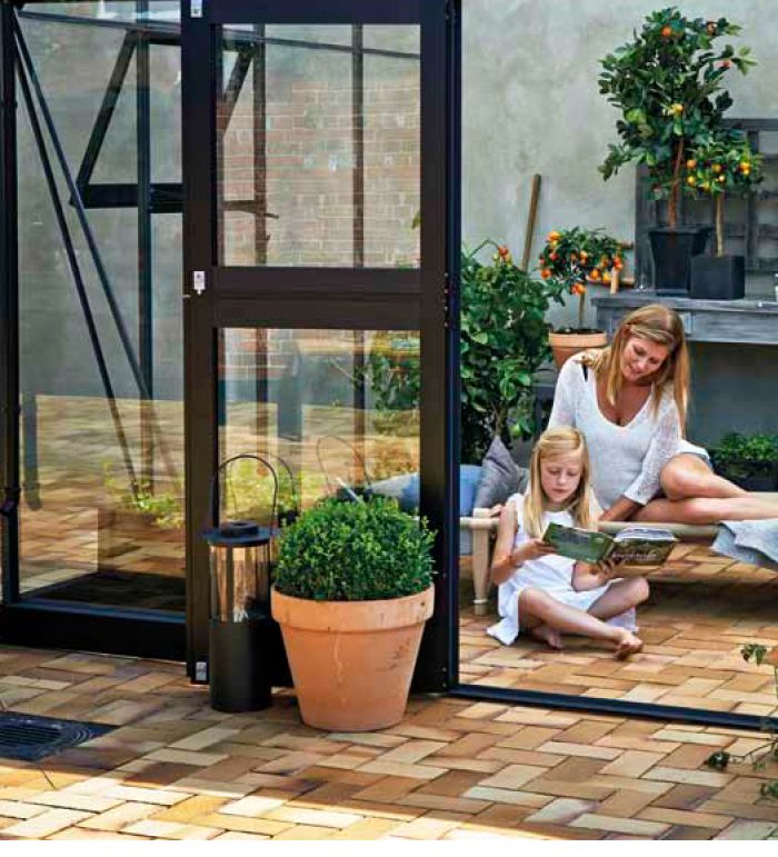 Gewchshaus Veranda 12,9 m [Juliana]