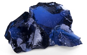 Glas Gabionenstein Blue (Blau)
