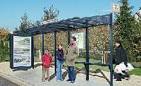 CONVI-Wartehalle - mit beleuchtetem Caisson und/ oder Seitenverglasung