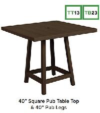 C.R.P. Tischplatte und -gestell Pub-Table TT13+TB23