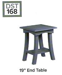 C.R.P. End Table / Beistell-Tisch DST168