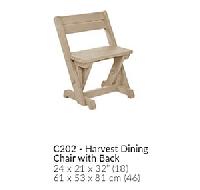 C.R.P Harvest Esstisch-Stuhl mit R�ckenlehne C202