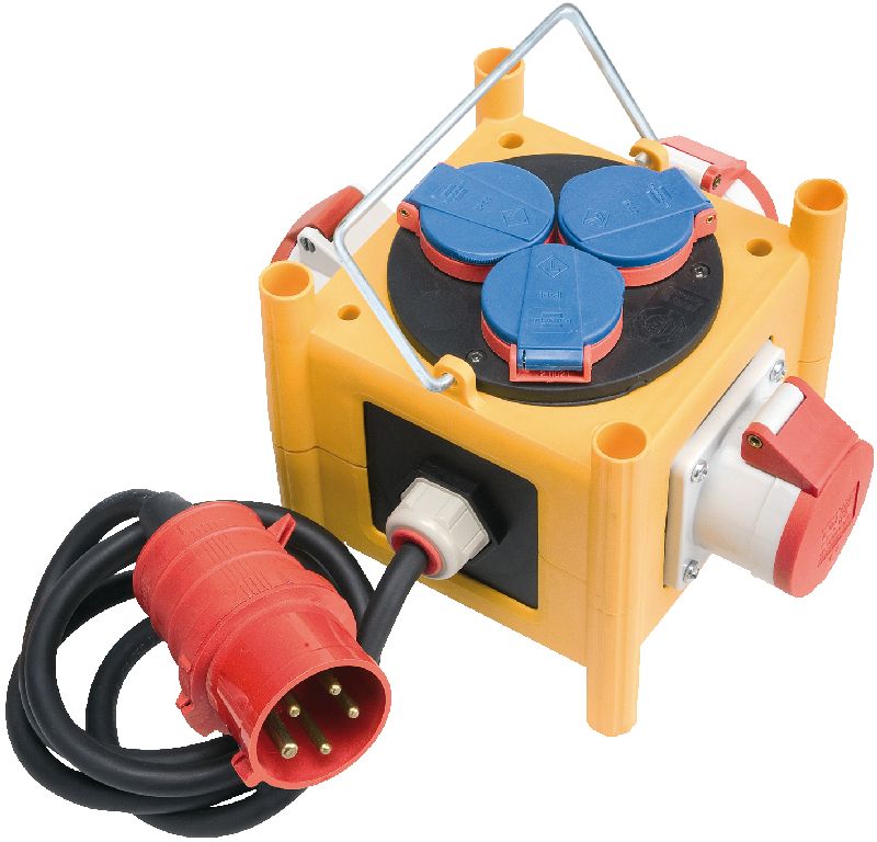  Kompakter Stromverteiler BSV 3 -LS/16 IP44 mit Anschlussleitung 