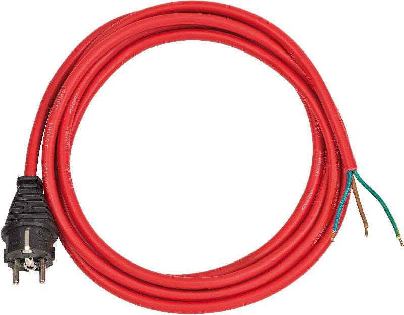  Anschlusskabel 3m rot H05RR-F 3G1,5 