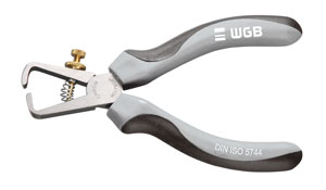  ABISOLIERZANGE DIN ISO 5744 MIT 2K HLLE SCHWARZ/BLAU 883  [WGB-Werkzeug]